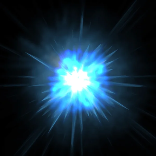 Blau leuchtende abstrakte Hintergrund — Stockfoto