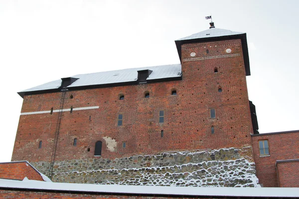 Medieval castle in Finland — Stock Photo, Image