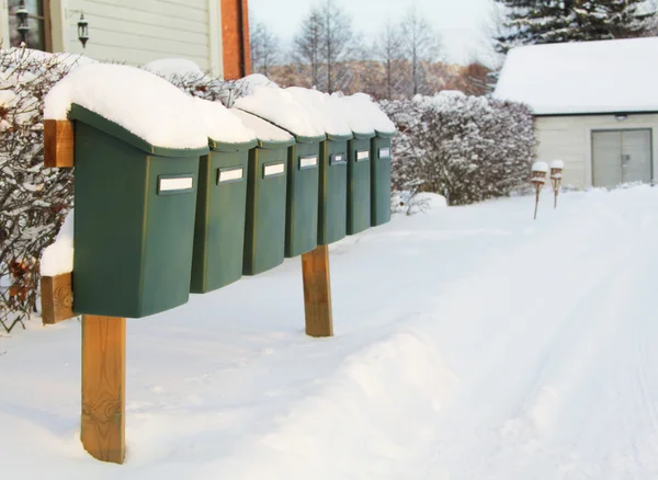 stock image Mailboxes