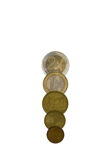 Monete in euro Immagini Stock Royalty Free