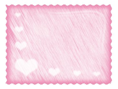 Pink pomance paper clipart