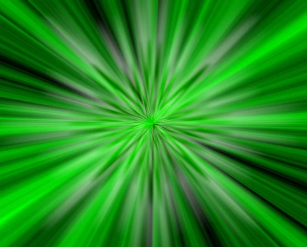 In het groene licht — Stockfoto
