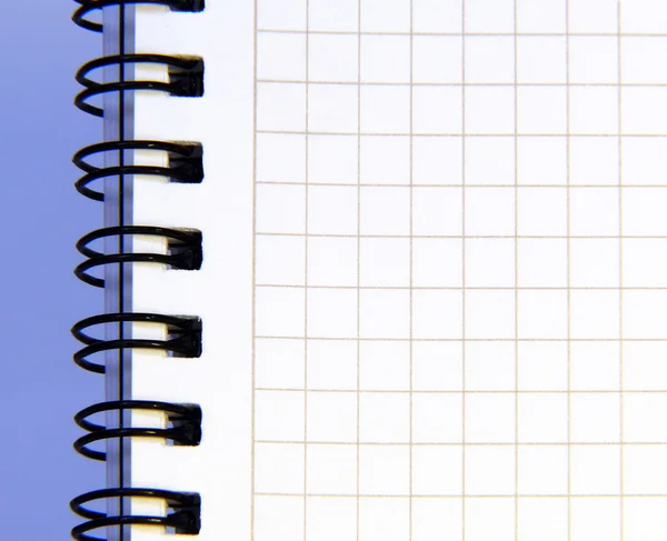 Lege notebook blad — Stockfoto