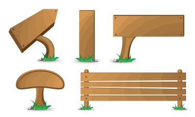 Wood Signs clipart