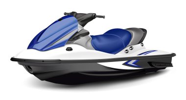 Jet boat(scooter) clipart