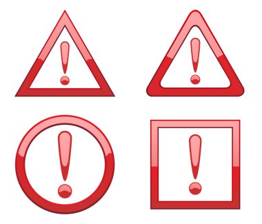 Attention sign clipart