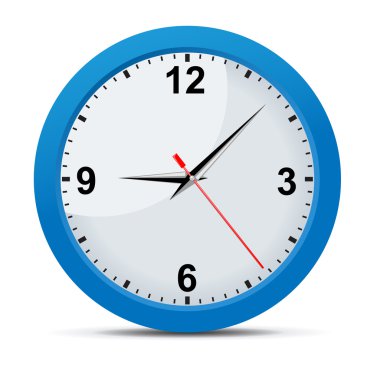 Classic Office Clock clipart