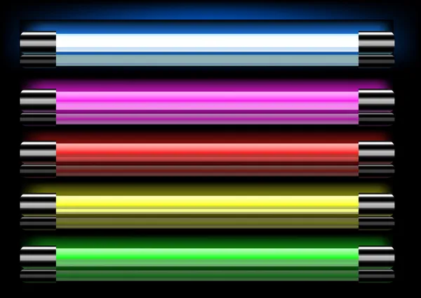 Cahaya Neon - Stok Vektor