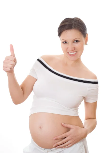 Portret van een zwangere vrouwen — Stockfoto