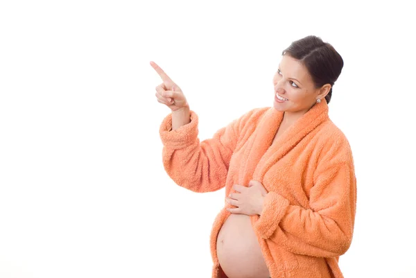 Acto de embarazo de las mujeres — Foto de Stock