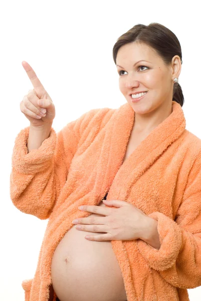 Ato grávido de mulheres em pé — Fotografia de Stock