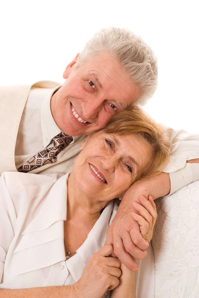 Starší muž a žena — Stock fotografie