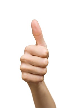 Thumbs up sign clipart