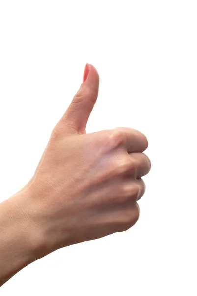 Знак "Палец вверх" — стоковое фото