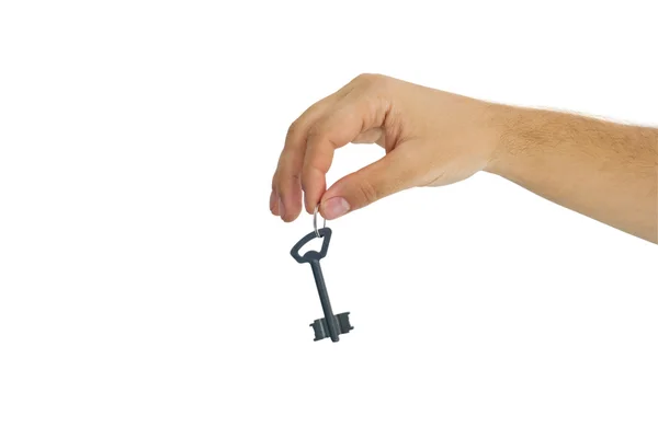 Schlüssel in einem Mann — Stockfoto