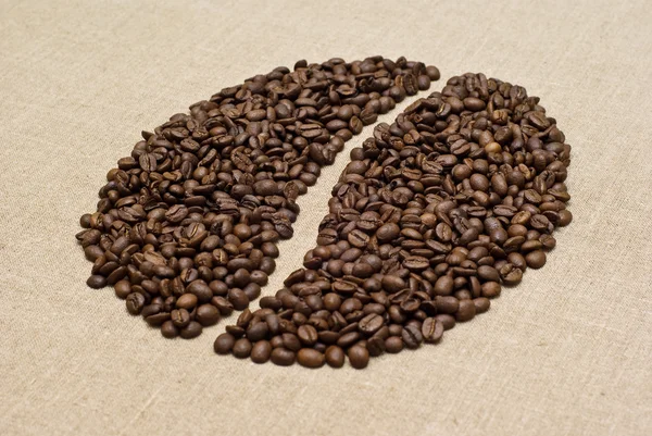 Coffee grain sign — Stock Photo, Image