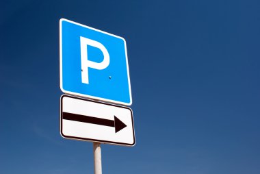 Parking sign clipart