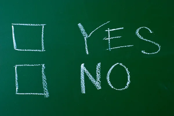 Ναι ή Όχι — Φωτογραφία Αρχείου