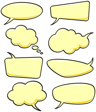 Speech bubbles clipart