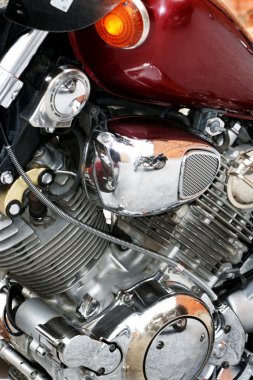 Engine of a motorcycle clipart