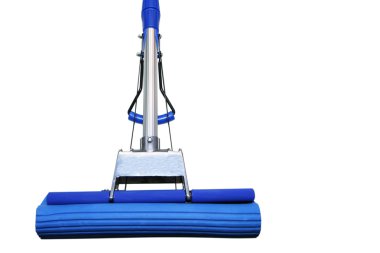 Dark blue mop clipart