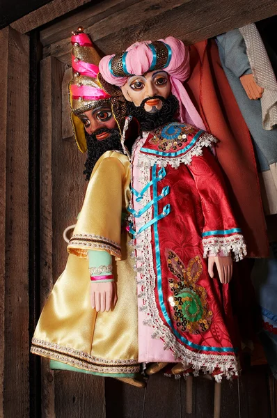 Dolls from a puppet theater — Stock Photo, Image
