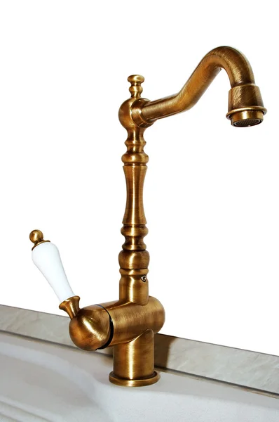 Copper faucet — Stock Photo, Image