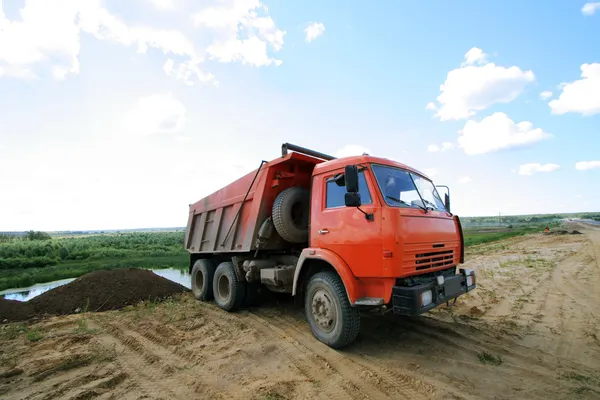 stock image Red dumper