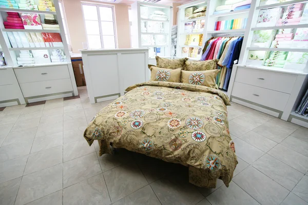 Loja de roupa de cama — Fotografia de Stock