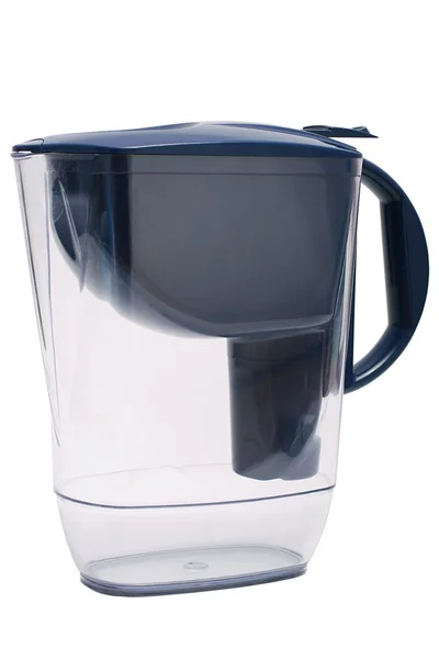 Tmavě modrý filtr pro úpravu vody — Stock fotografie