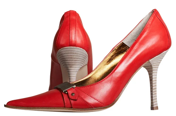 Rode schoenen — Stockfoto