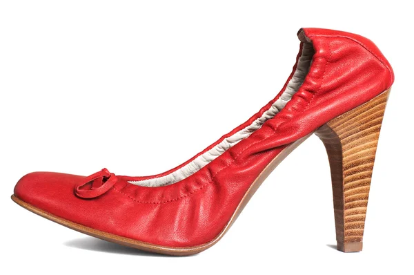 Сучасне червоне взуття — стокове фото