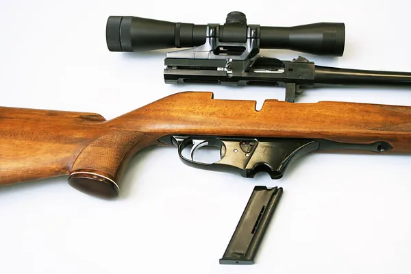 Disassembled rifle — Stock Photo, Image