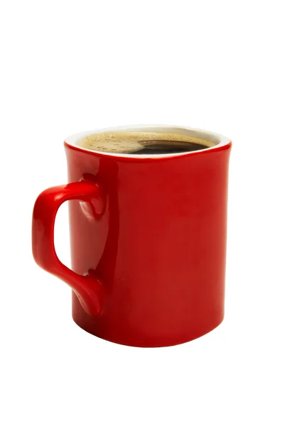コーヒーから赤カップ — ストック写真