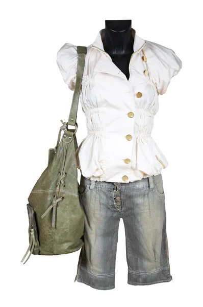 Μπλούζες, σορτς και τσάντα — Φωτογραφία Αρχείου
