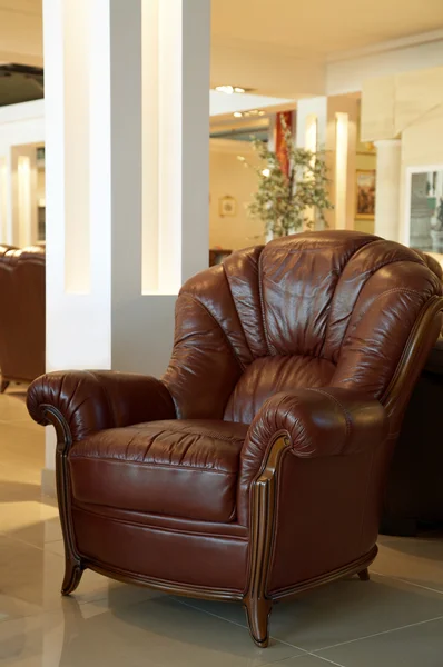 Hermoso sillón de cuero —  Fotos de Stock