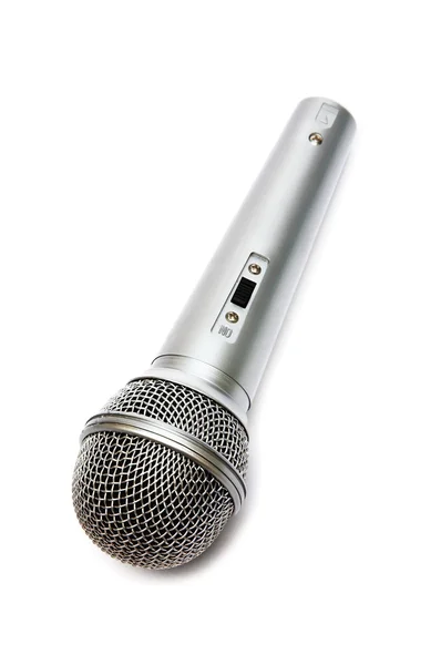 Microfone de um karaoke — Fotografia de Stock