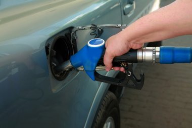 Petrol filling station clipart