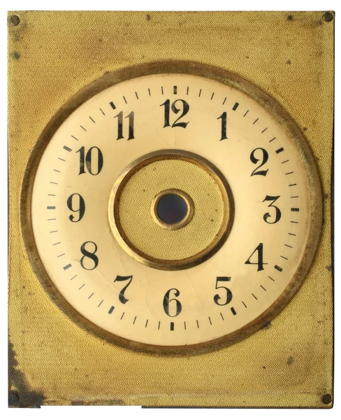Old dial clock — Stock Photo, Image