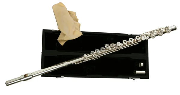 Silver Flute — Stock Photo, Image