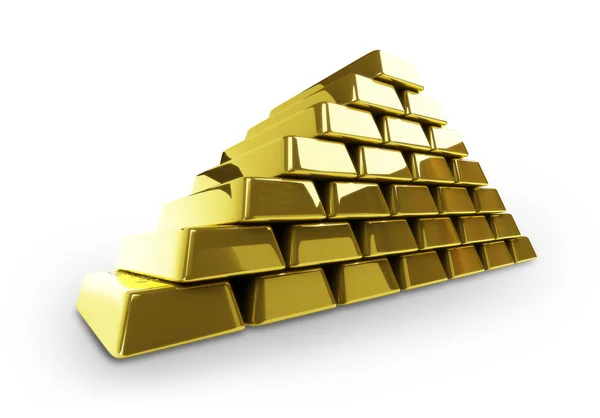 Guld-staplar — Stockfoto