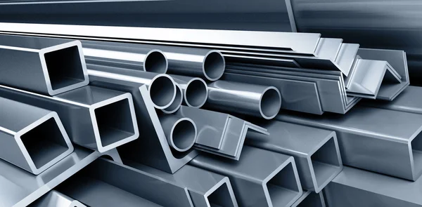 Background metallic pipes — Stock Photo, Image