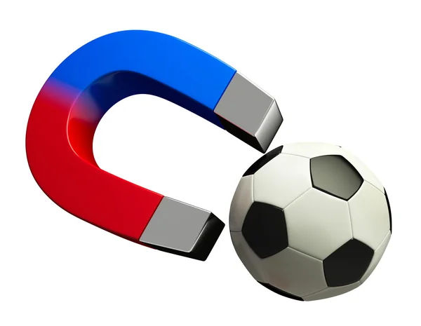 Magnet football — Stock Photo, Image