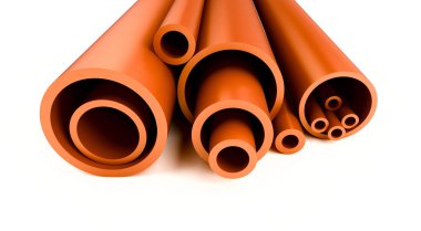 Plastic pipes clipart