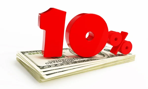 10 Percent — Stock Photo, Image