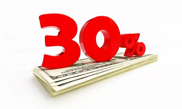 30 Percent — Stock Photo, Image