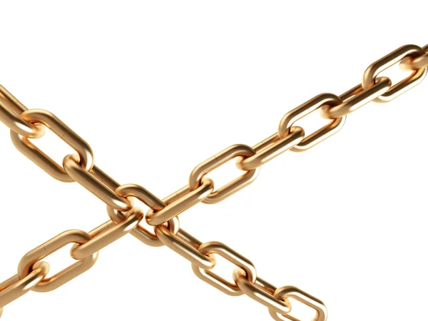 Gold chain — Stock Photo, Image