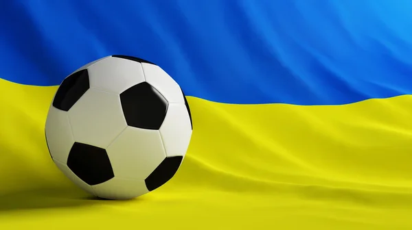 Ukraina piłka nożna — Zdjęcie stockowe