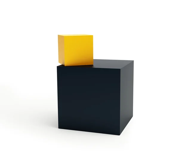 Zwei Quadrate — Stockfoto