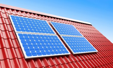 Solar panels clipart